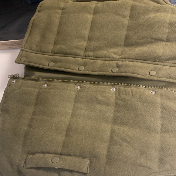 Moss Green Vest - Picture 2 of 4